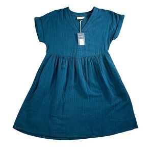 Universal‎ Thread NWT Women's V-Neck Blue Mini Dress Size XS Has Pockets